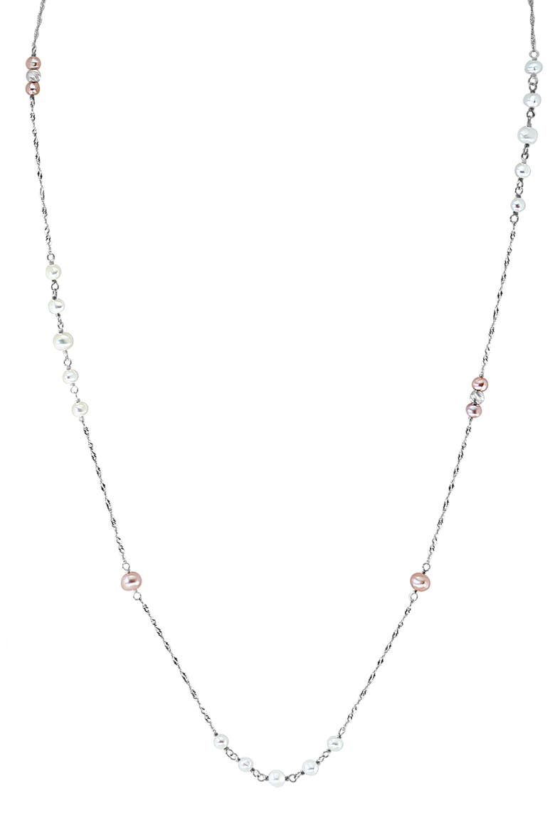 Pink Freshwater Pearl Necklace, Main, color, MULTI