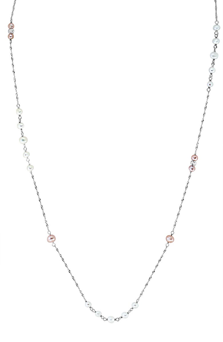EFFY Pink Freshwater Pearl Necklace, Main, color, Multi