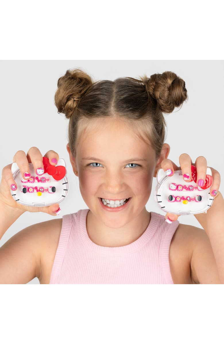 3H Nails Hello Kitty Kids Luxury Handmade Press-On Nails - 24-Piece Kit, Alternate, color, Hello Kitty