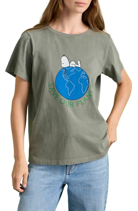 Save Our Planet Cotton Graphic T-Shirt