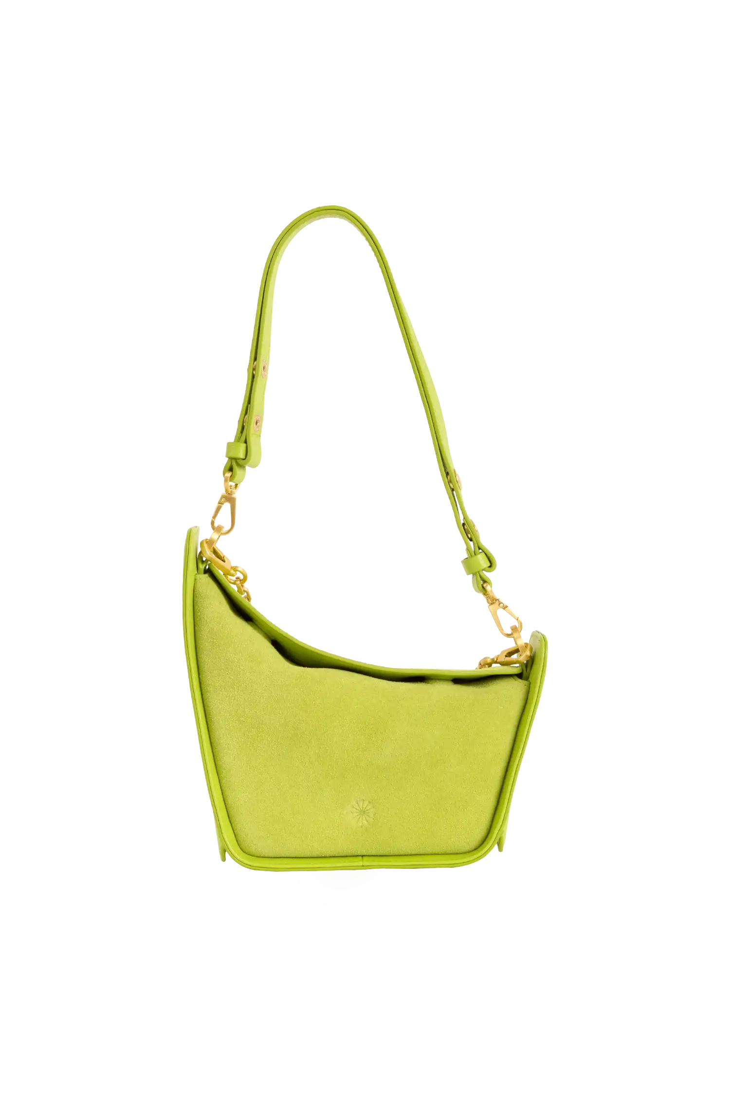 Esthera 10AM Mini Leather Shoulder Bag, Alternate, color, Lemon Green