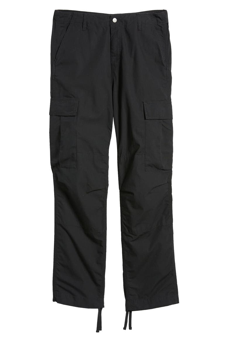 Cotton Ripstop Cargo Pants, Alternate, color, BLACK RINSED