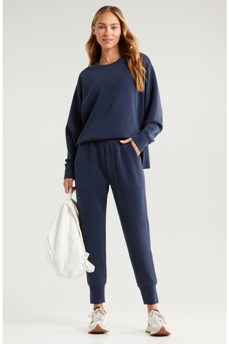 Soft Luxe Tunic, Alternate, color, NAVY SAPPHIRE