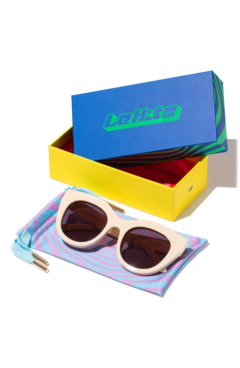 Le Specs Air Heart 51mm Cat Eye Sunglasses, Alternate, color, 