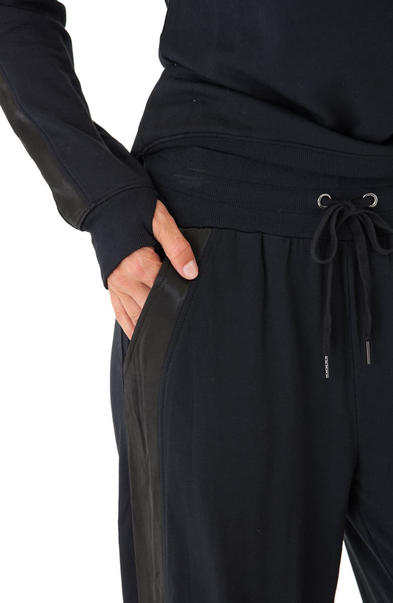 Threads 4 Thought Diane Fleece Wide Leg Sweatpants, Alternate, color, Black