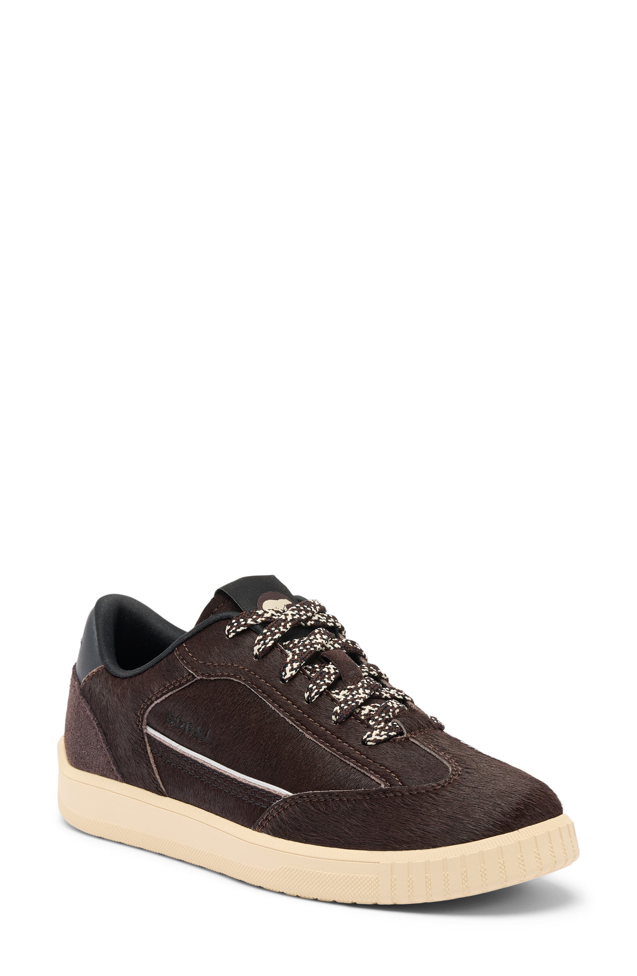 Ona Drift Mod Leather Sneaker, Main, color, BLACKENED BROWN/ BLACK
