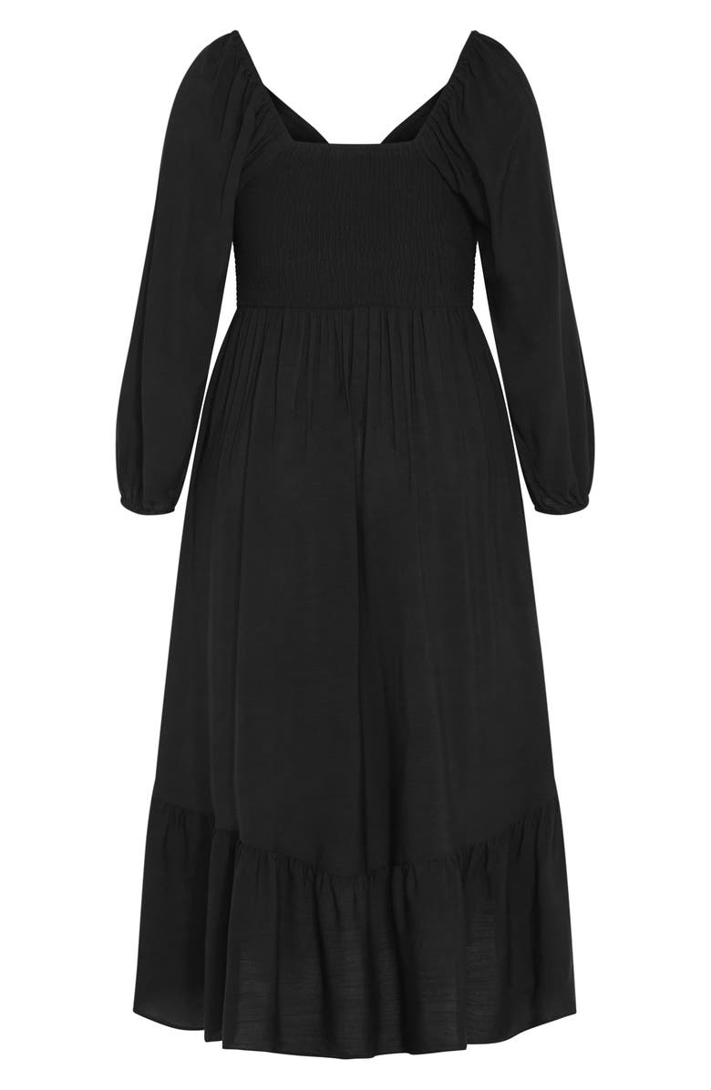 City Chic Gracie Long Sleeve Maxi Dress, Alternate, color, 