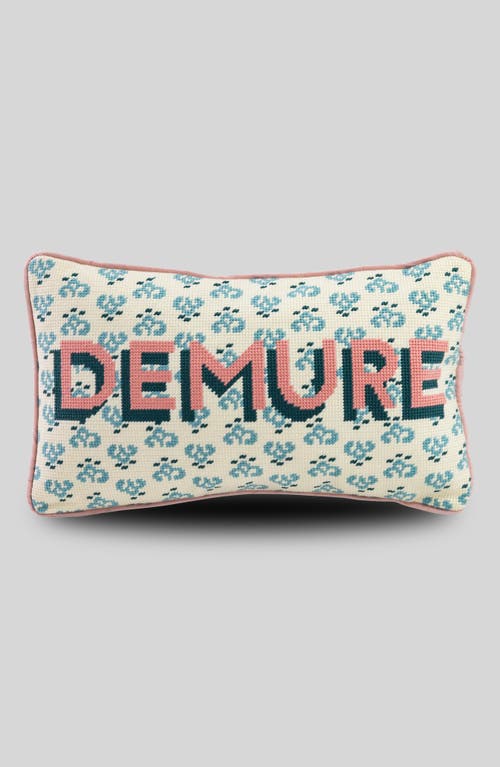 Furbish Needlepoint Pillow In Multi