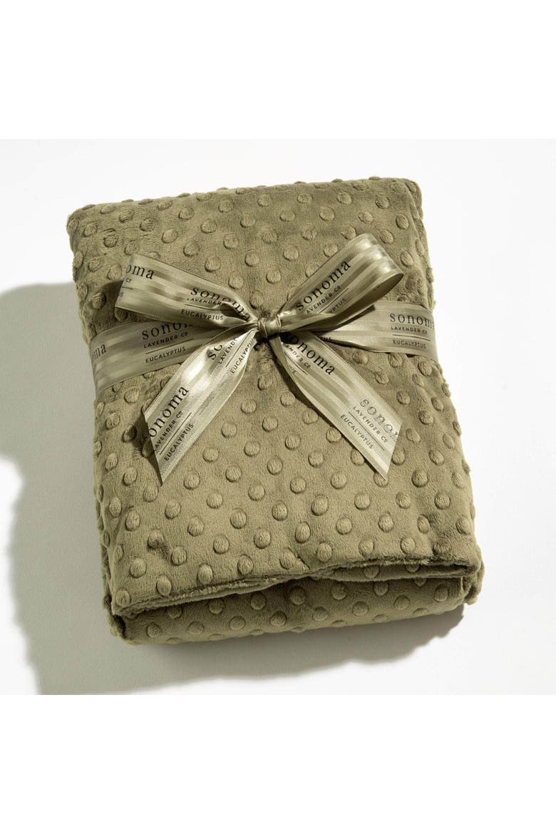 Eucalyptus Spa Blankie, Main, color, Loden  Green