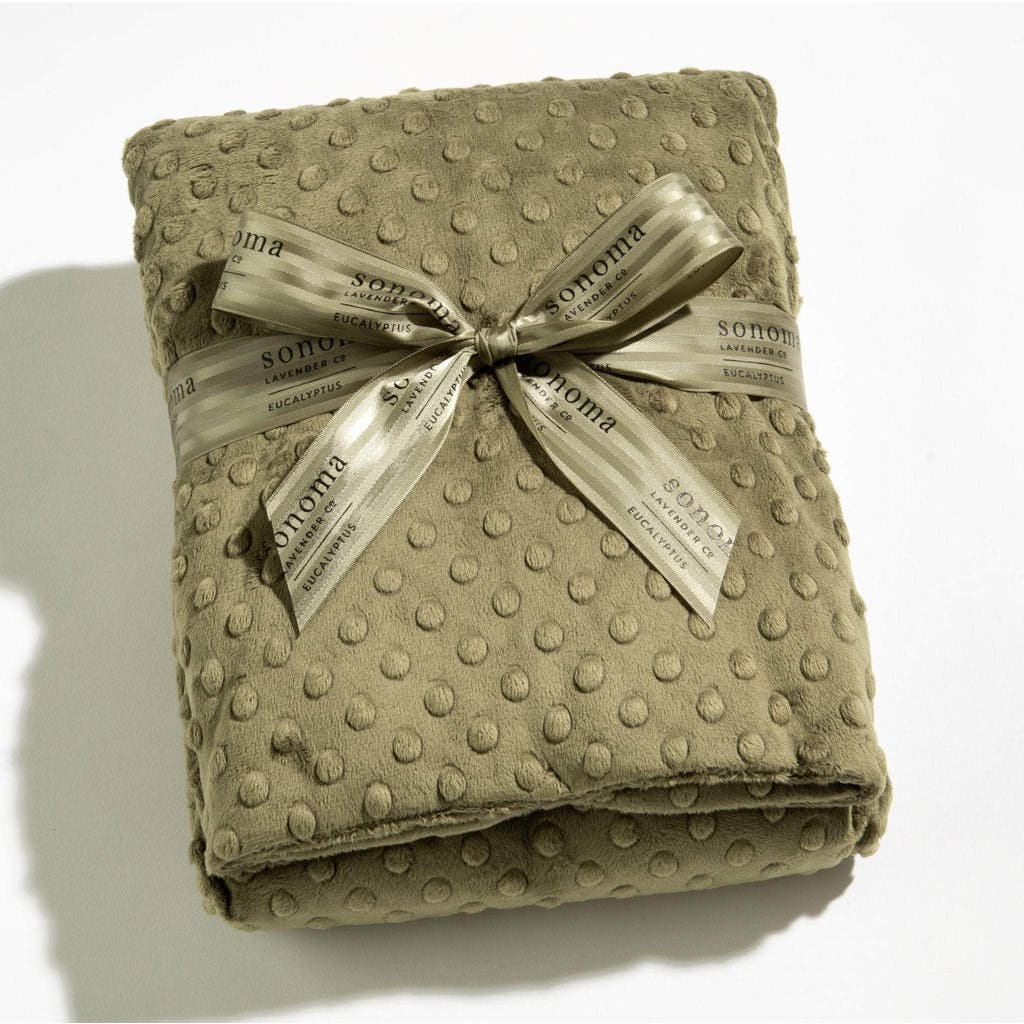 Sonoma Lavender Eucalyptus Spa Blankie In Loden Green