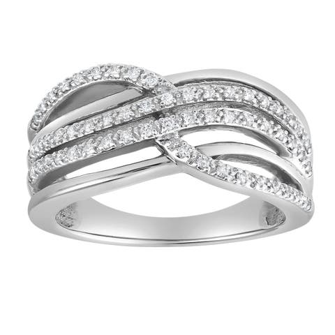 Elaris Wave 0.25 Ct 10K Gold Diamond Ring