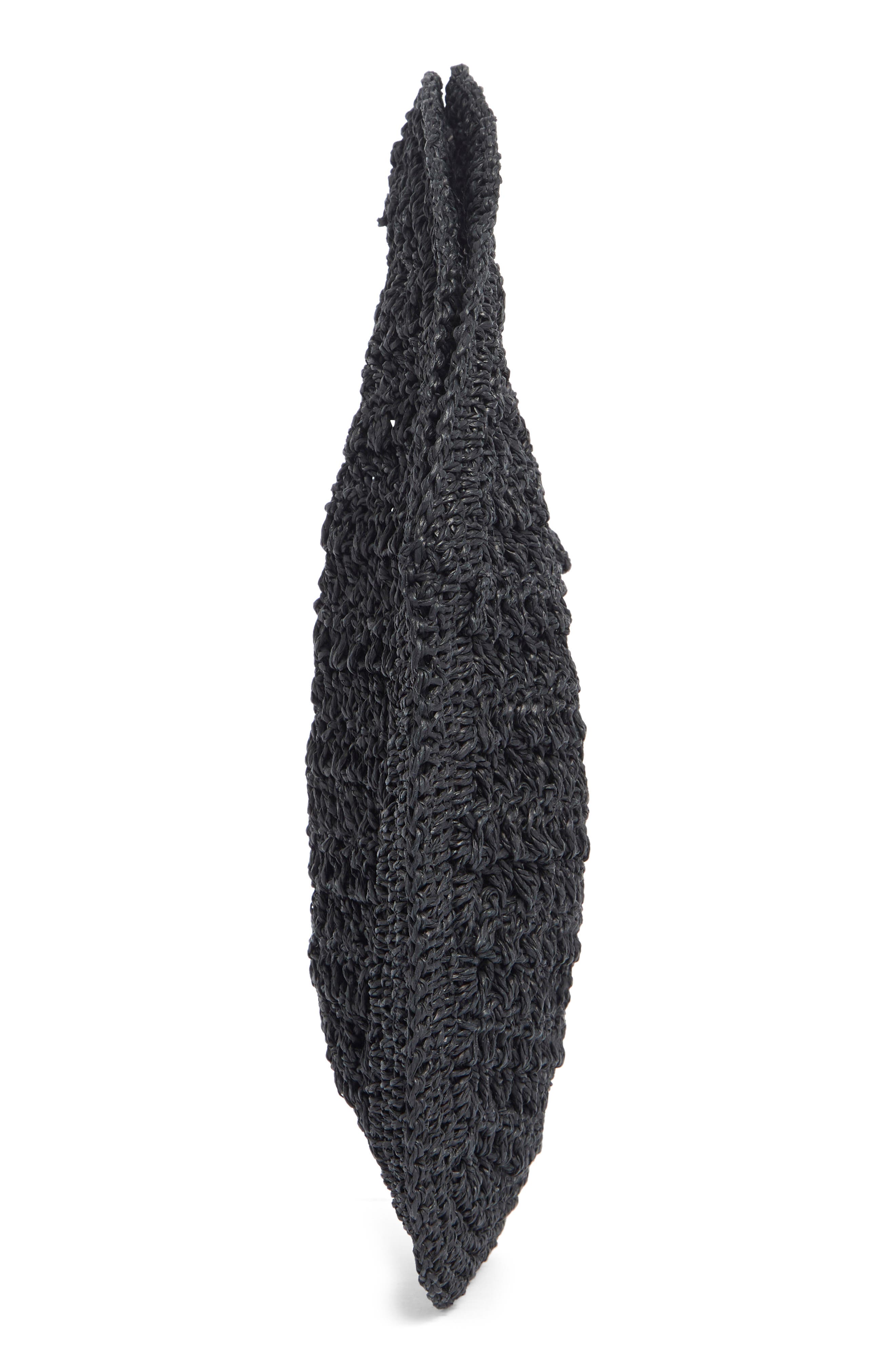 Collection XIIX Round Cutout Handle Bag, Alternate, color, Black