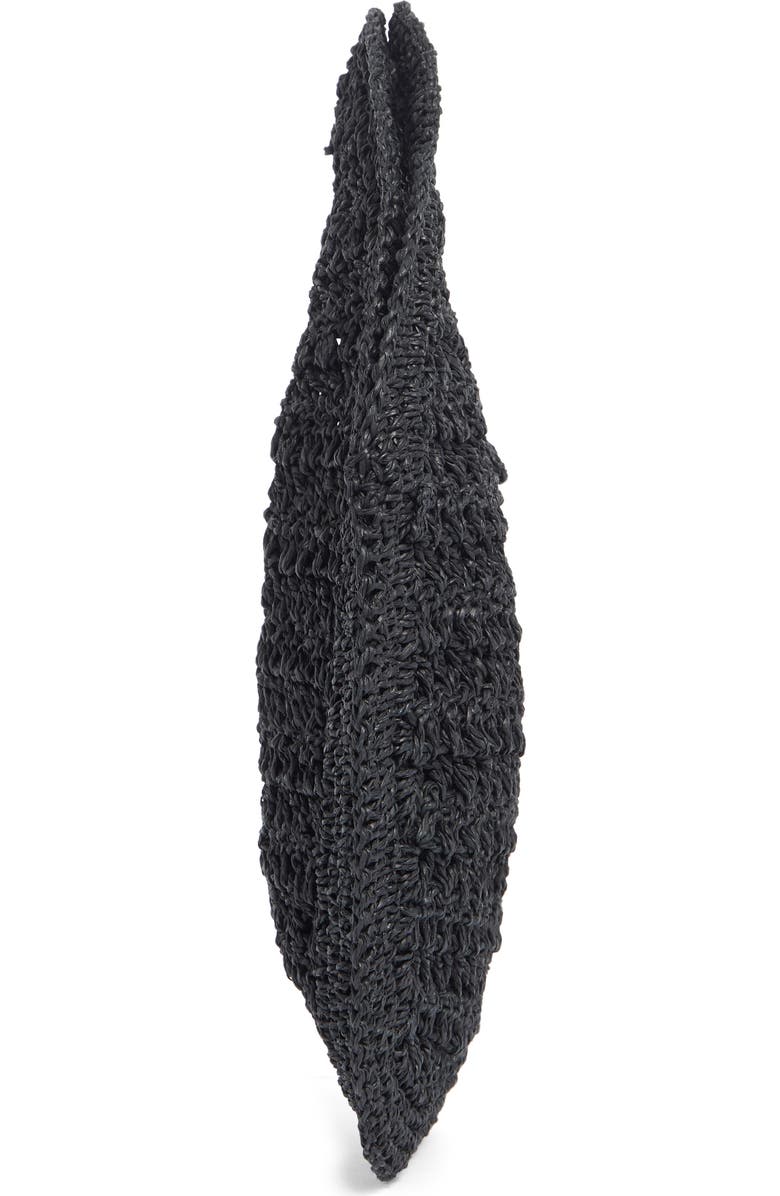 Collection XIIX Round Cutout Handle Bag, Alternate, color, Black