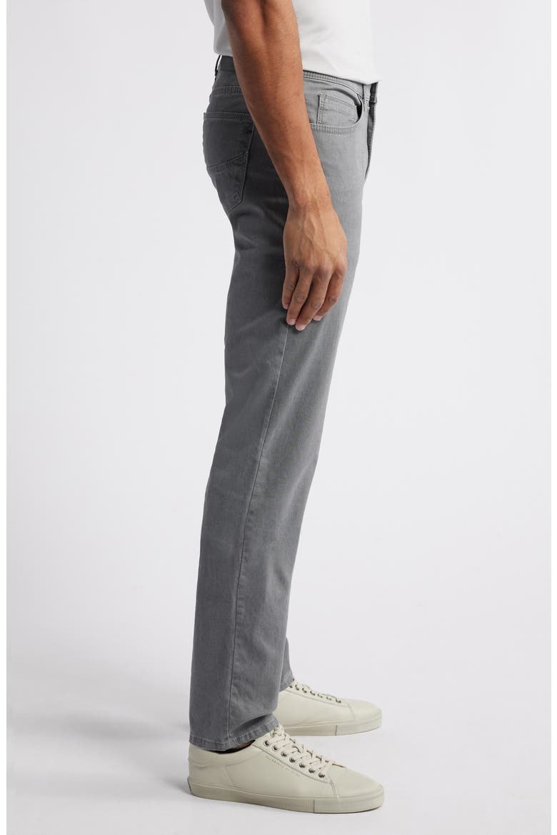 Cadiz Stretch Cotton Straight Leg Pants, Alternate, color, GREY
