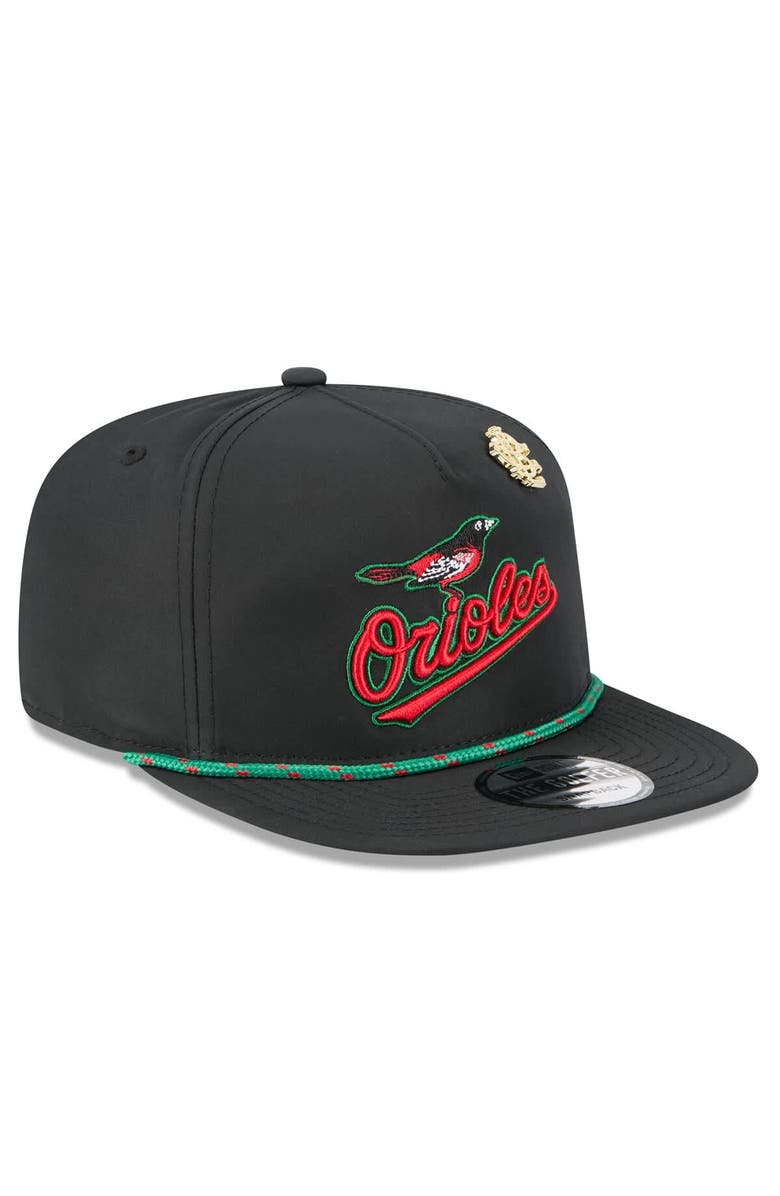 New Era Men's New Era Black Baltimore Orioles 2025 Big League Chew Golfer Snapback Hat, Alternate, color, Black