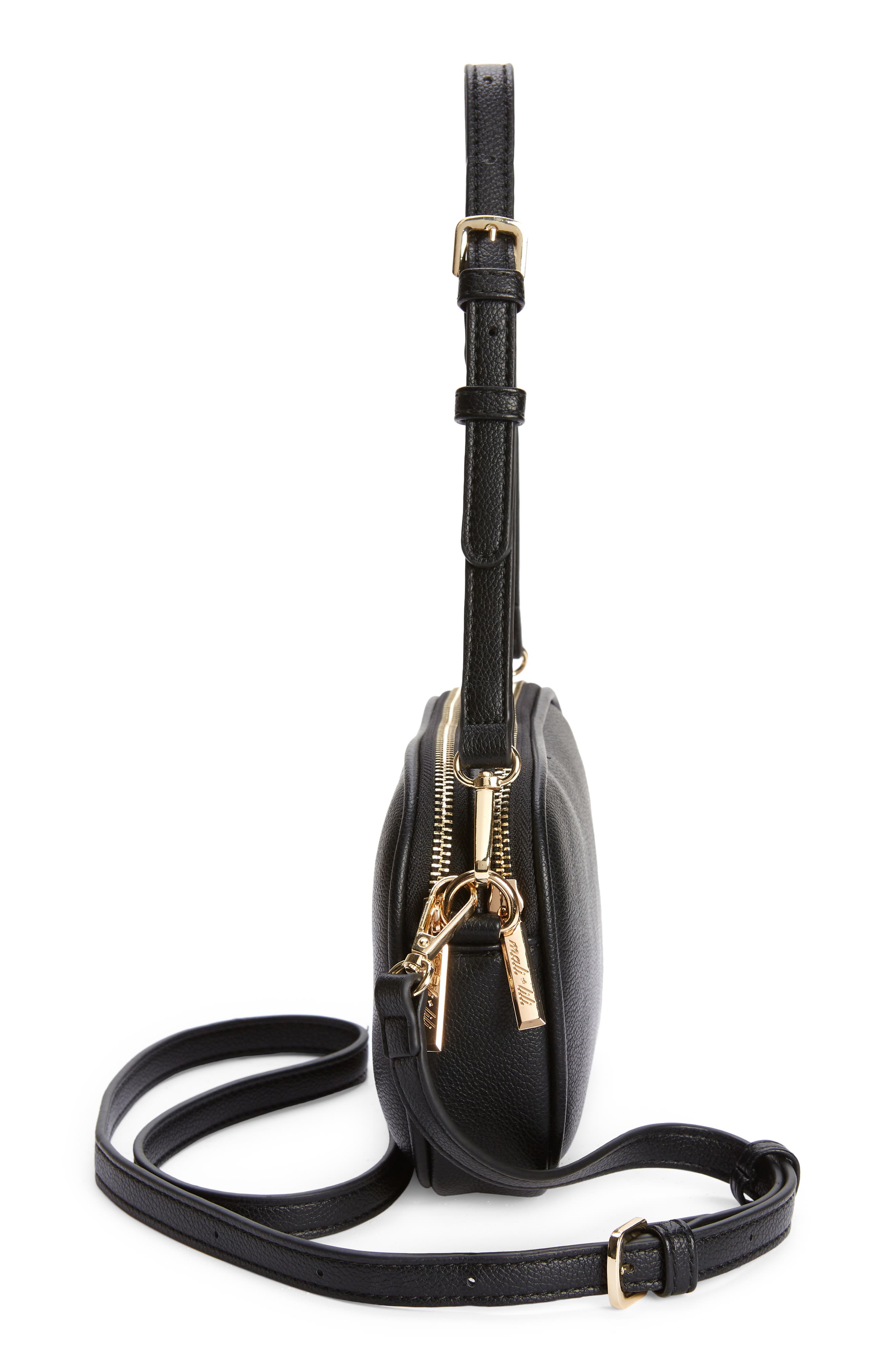 Mali + Lili Eryn Vegan Leather Crossbody Bag, Alternate, color, 