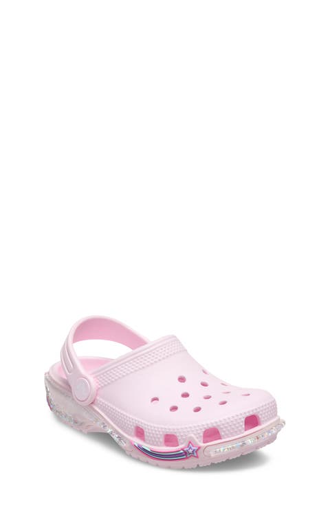 Kids' Classic Star Sparkle Shaker Clog (Baby, Walker & Toddler)