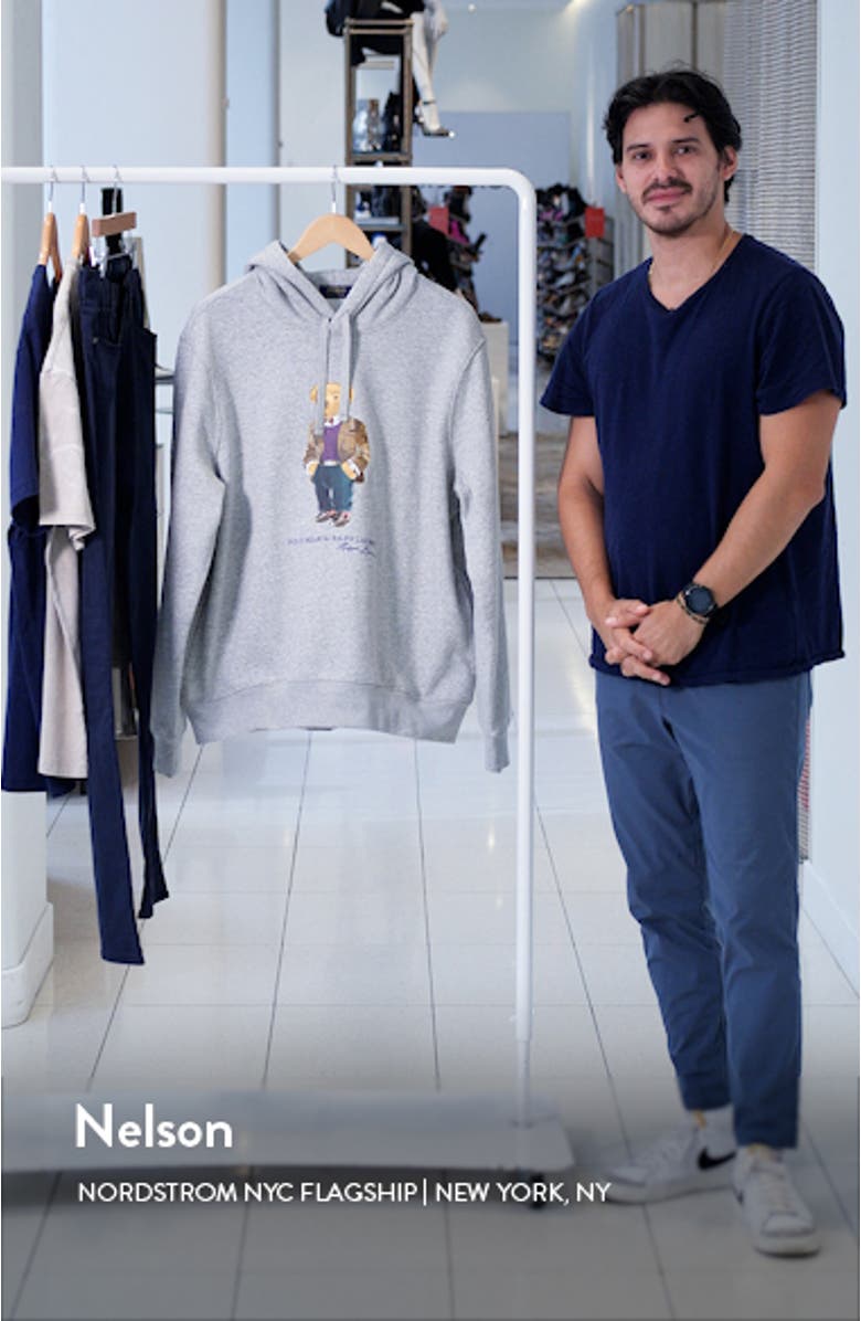 Polo Bear Graphic Hoodie, sales video thumbnail