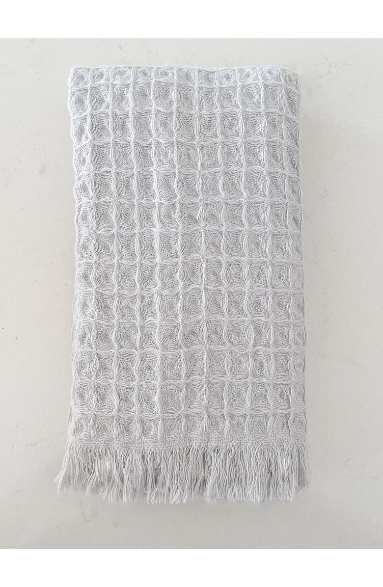 Anaya Turkish Cotton Waffle Hand Towel - Set of 2, Main, color, Soft Grey