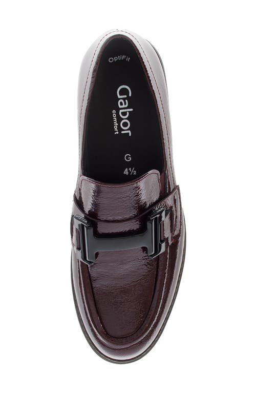 Gabor 72.452 Bit Loafer In Burgundy