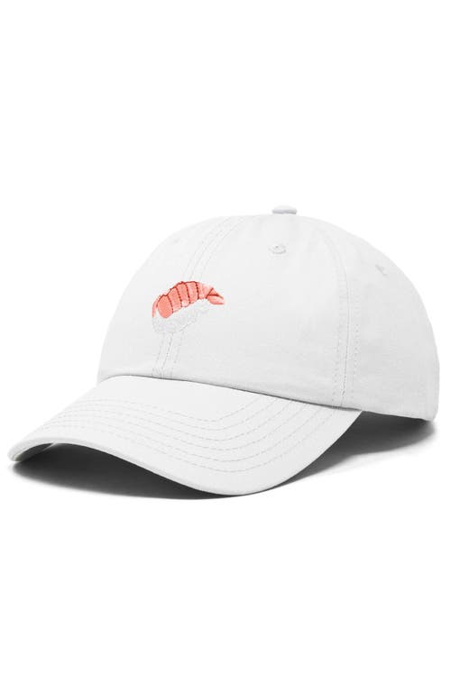 DALIX DALIX SHRIMP SUSHI EMBROIDERED DAD CAP