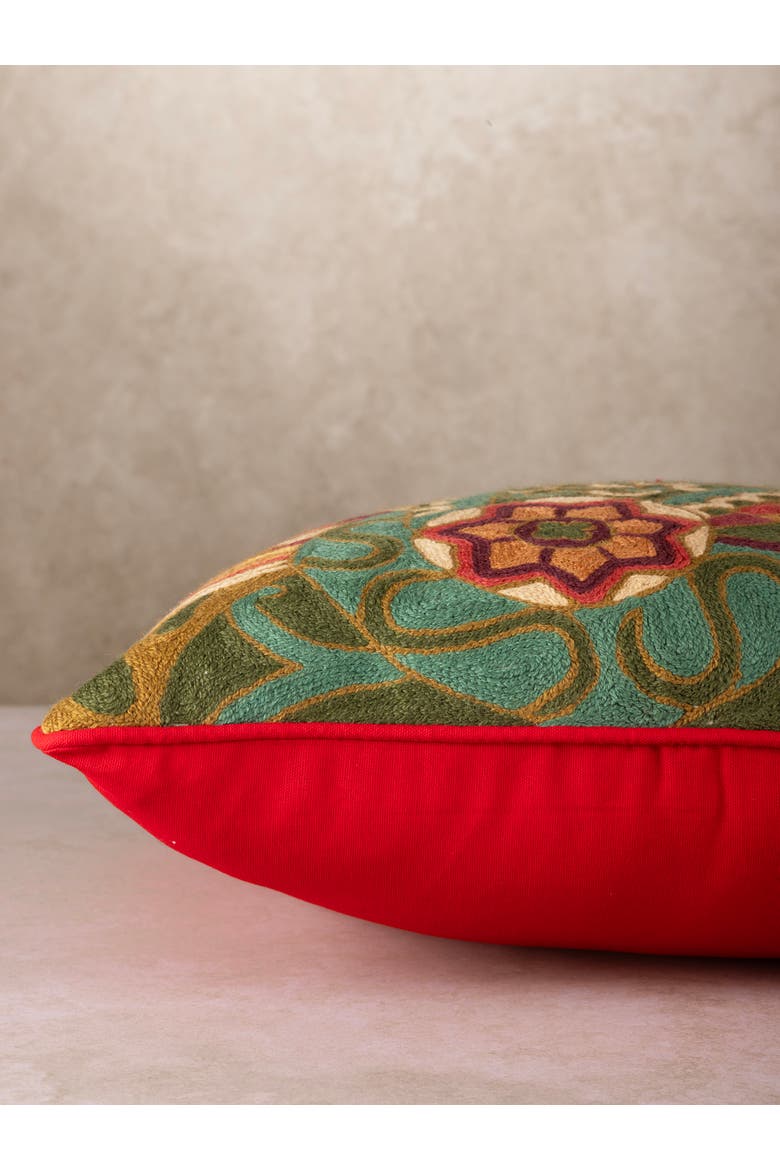Sofia Throw Pillow Cover, Alternate, color, Multicolored
