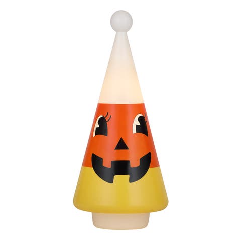 24 in. Candy Corn Blow Mold Cone