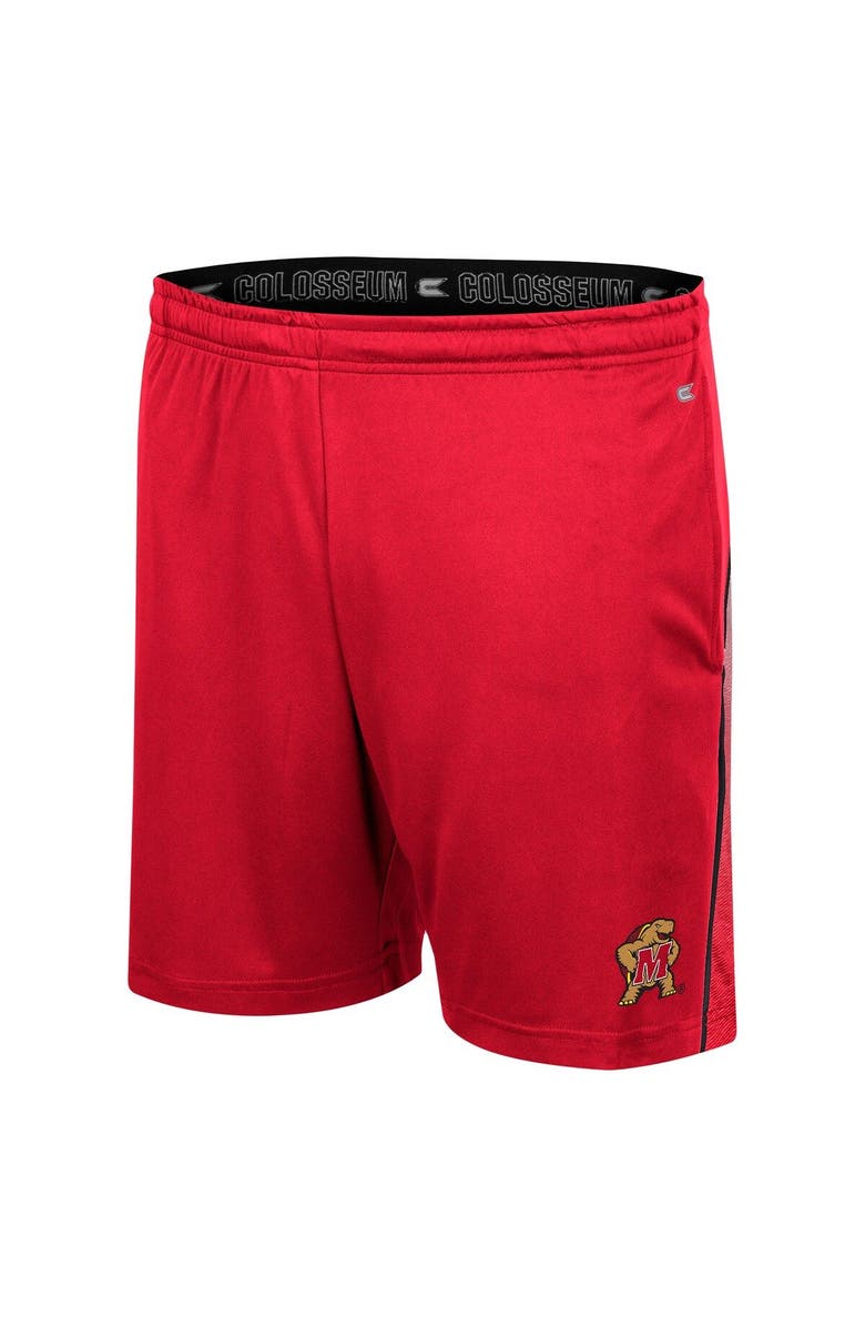 COLOSSEUM Men's Colosseum Red Maryland Terrapins Laws of Physics Shorts, Alternate, color,