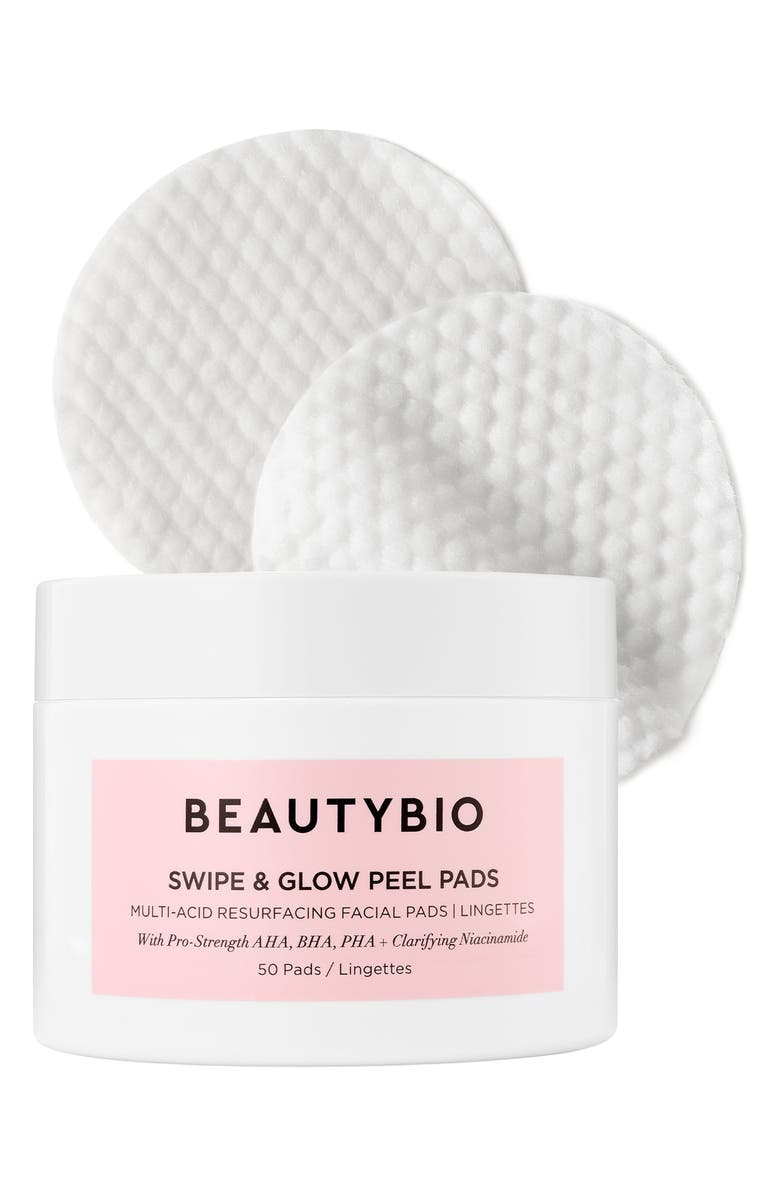 BeautyBio Swipe & Glow Peel Pads, Main, color, 