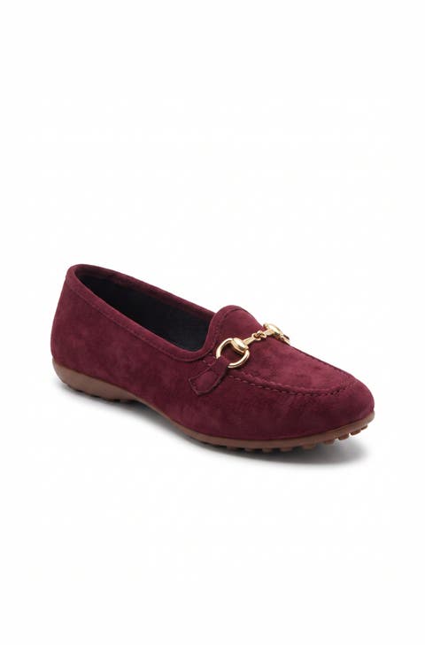 Royal Suede Buckle Slipper