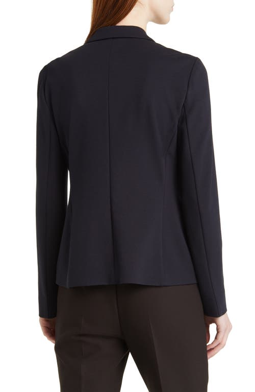 Hugo Boss Juleah Virgin Wool Blazer In Sky Captain