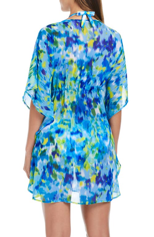Bleu Rod Beattie Rod Beattie Chiffon Cover-up Caftan