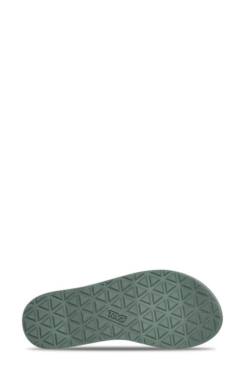 Teva Midform Universal Canvas Sandal In Silver Pine