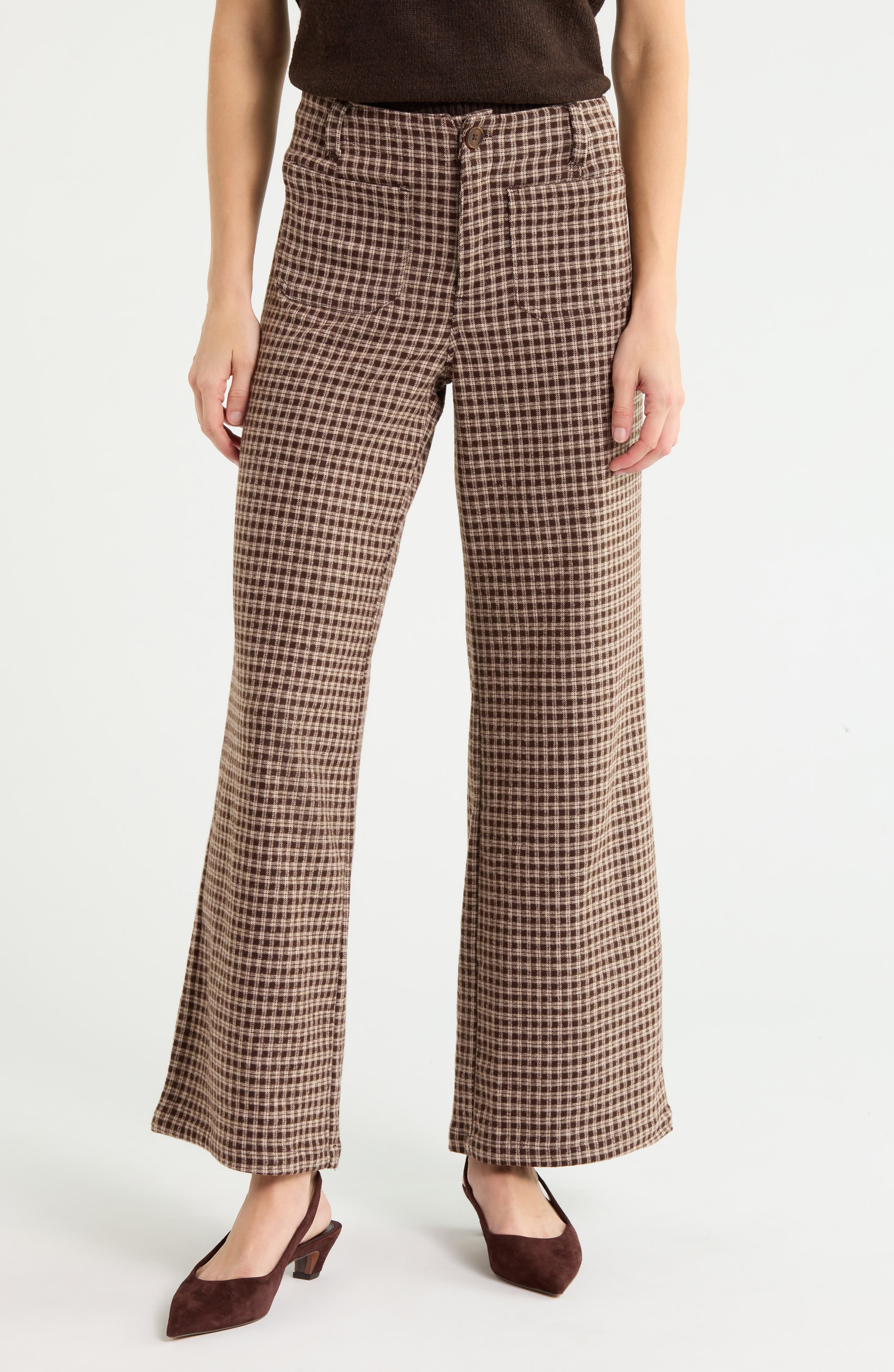 Supernova Double Knit Wide Leg Pants