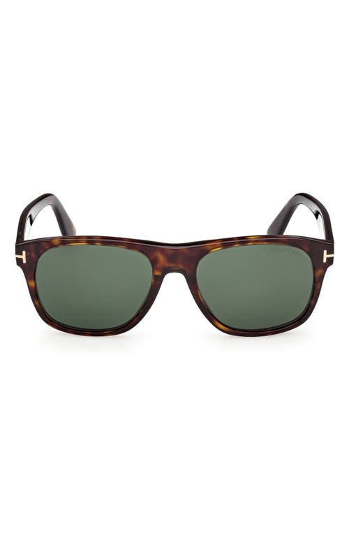Tom Ford Marlon Tortoiseshell Square Sunglasses In Multi