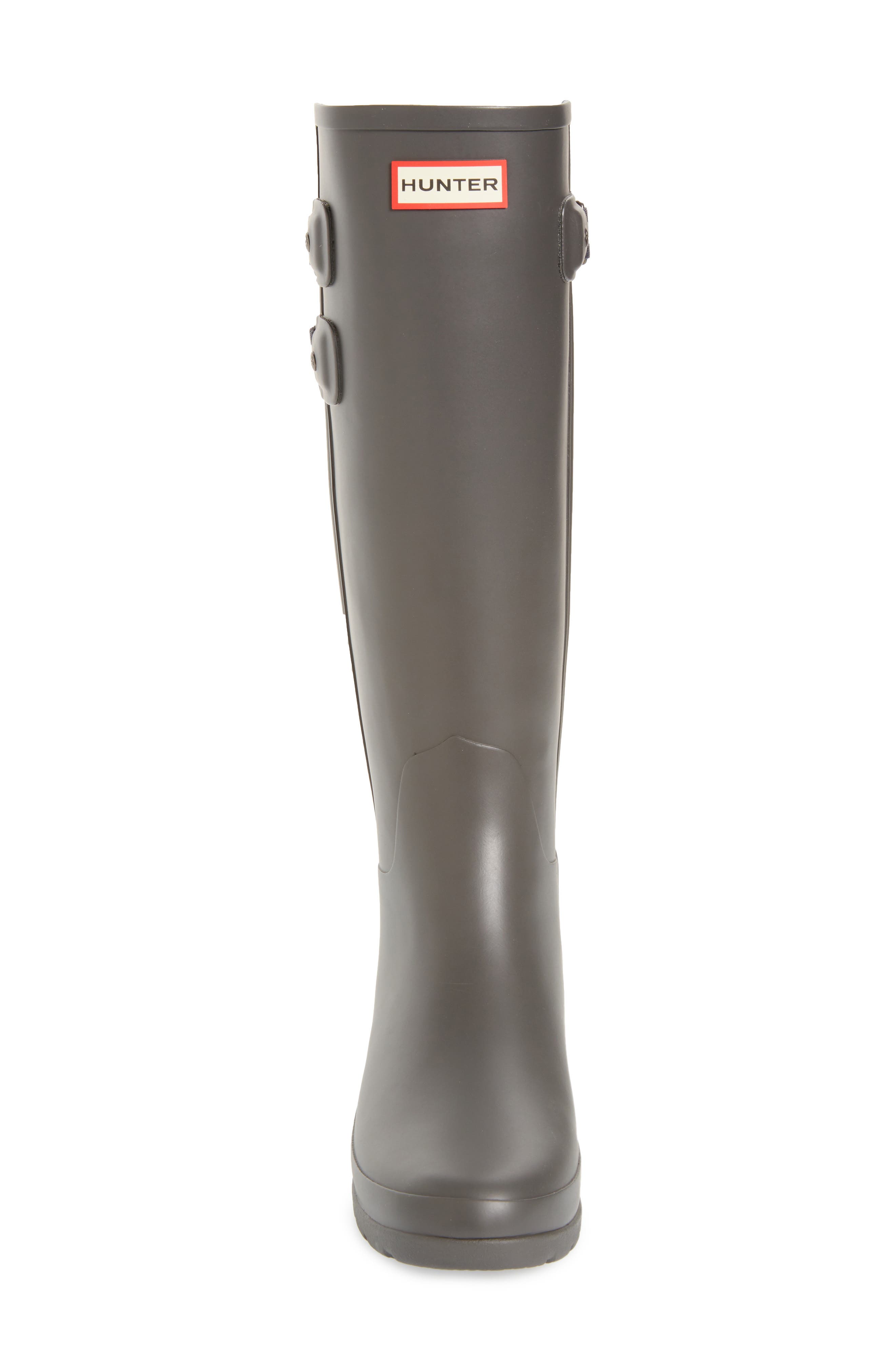 Original Refined Matte Rain Boot, Alternate, color, DARK SLATE