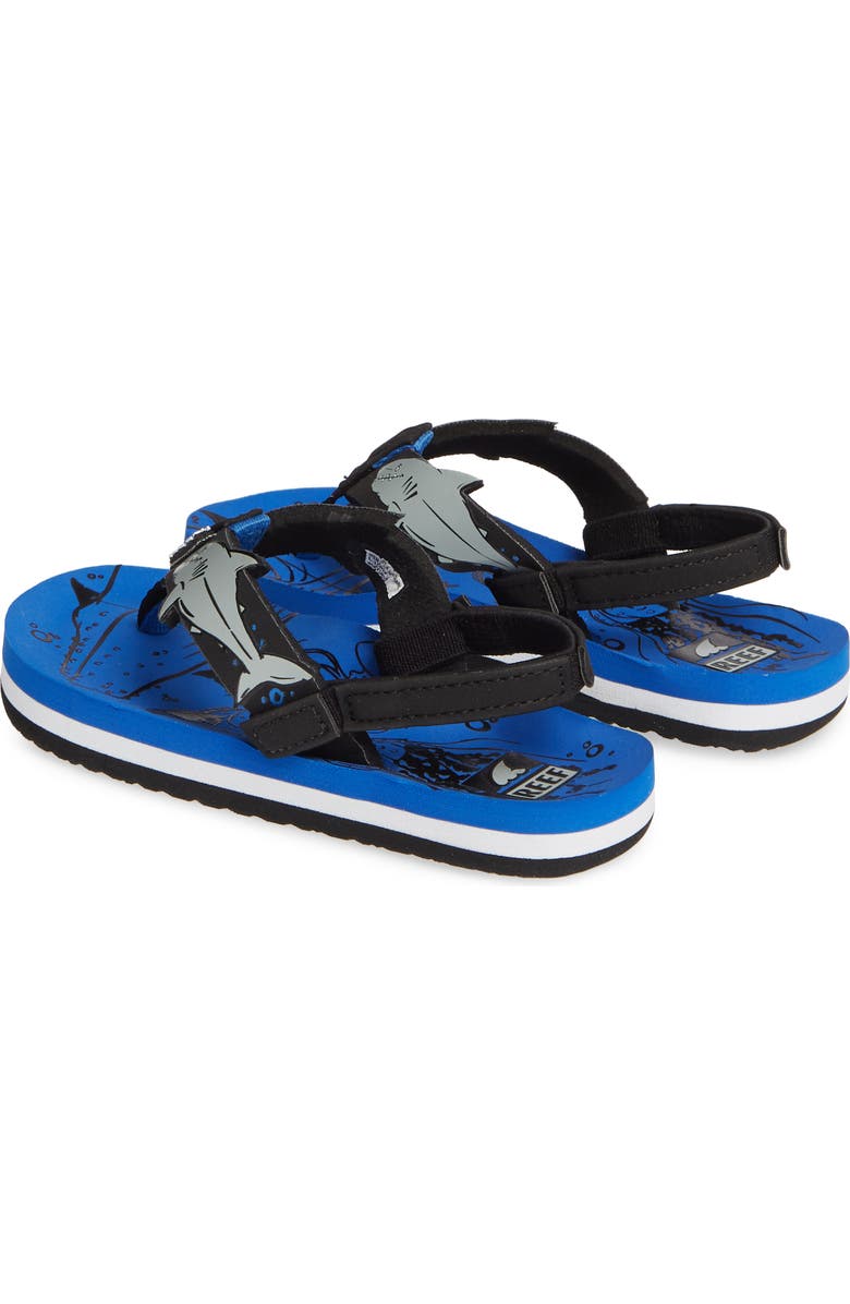 Reef Ahi Shark Flip Flop, Alternate, color,