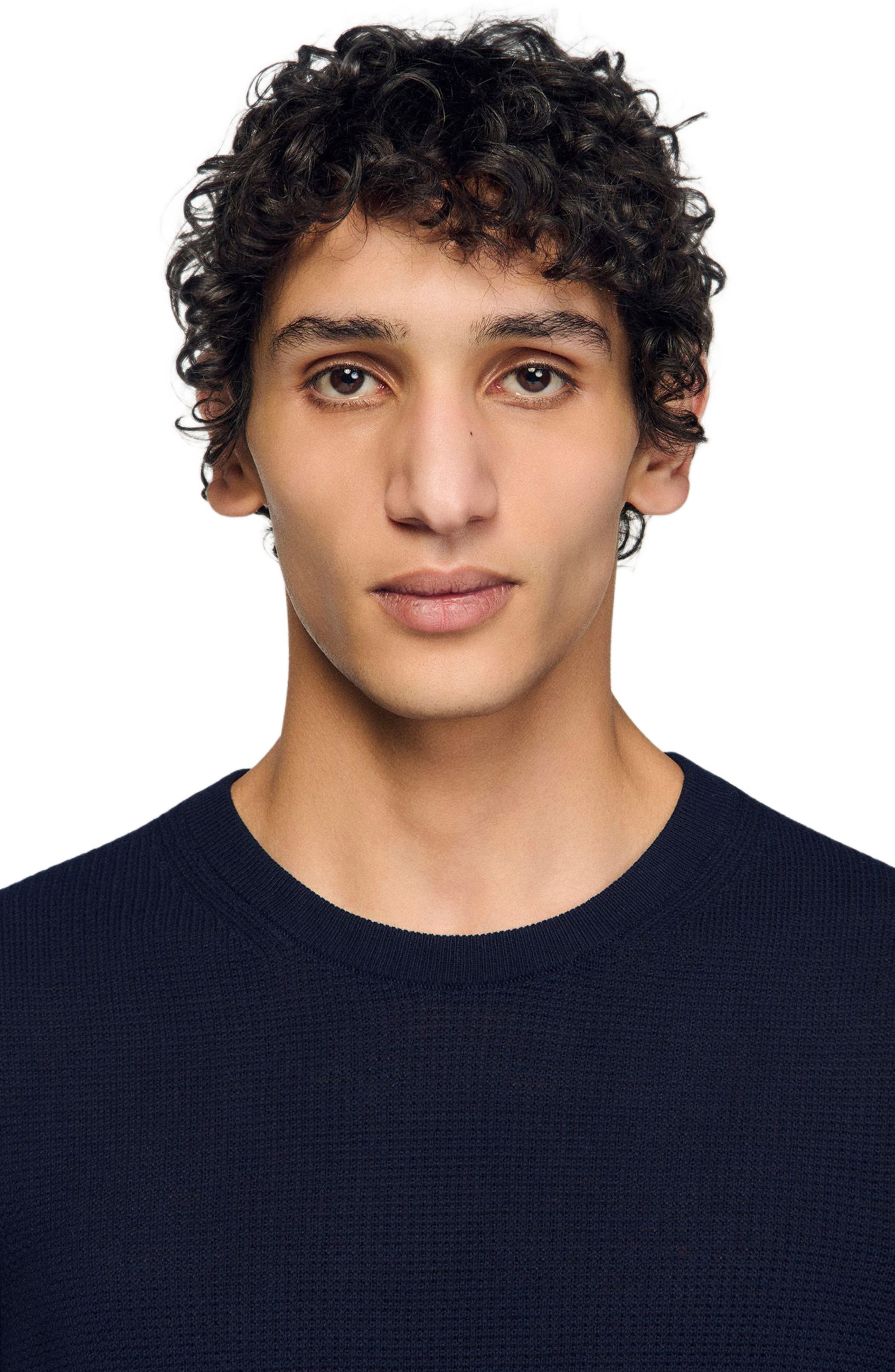 Textured knit sweater - image 2
