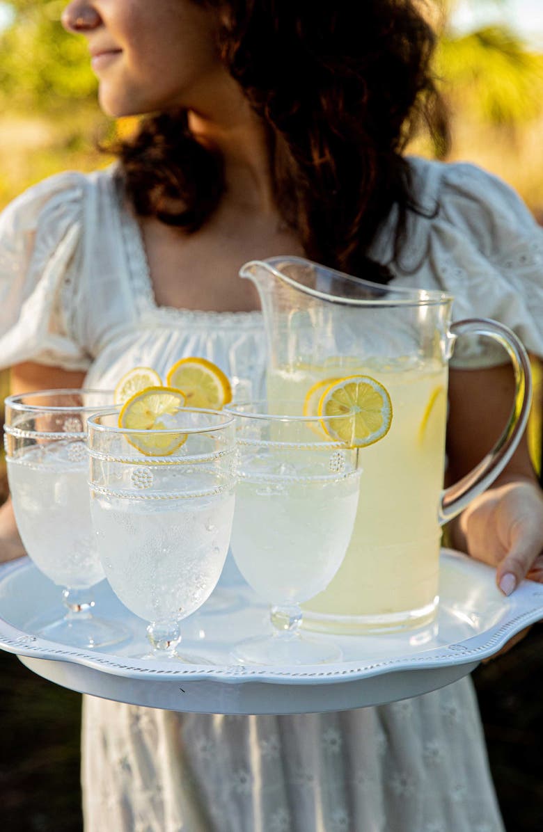 Juliska Isabella Set of 4 Acrylic Goblets, Alternate, color, Clear