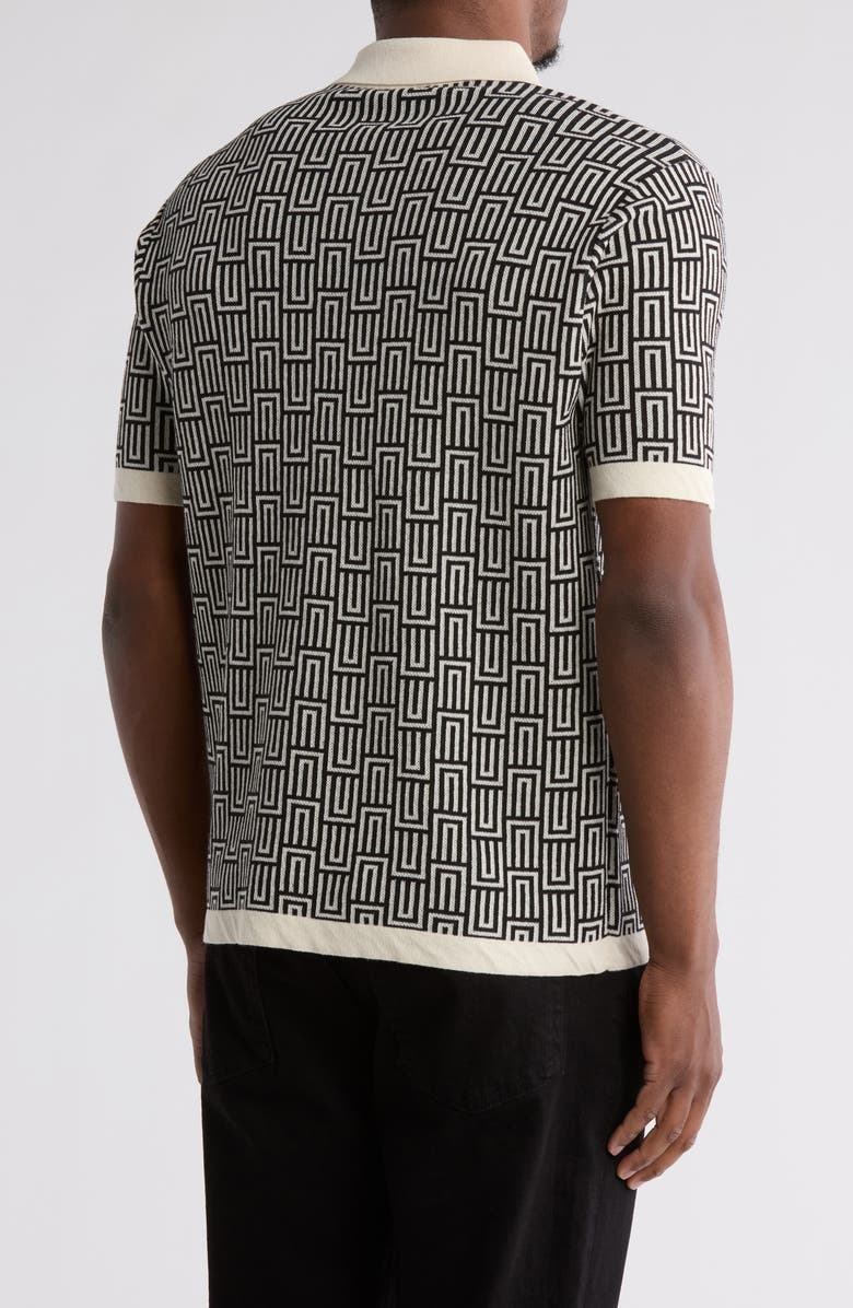 TRUTH Patterned Short Sleeve Polo, Alternate, color,