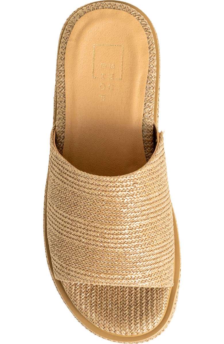 SHUSHOP Lexie Platform Slide Sandal, Alternate, color, Natural