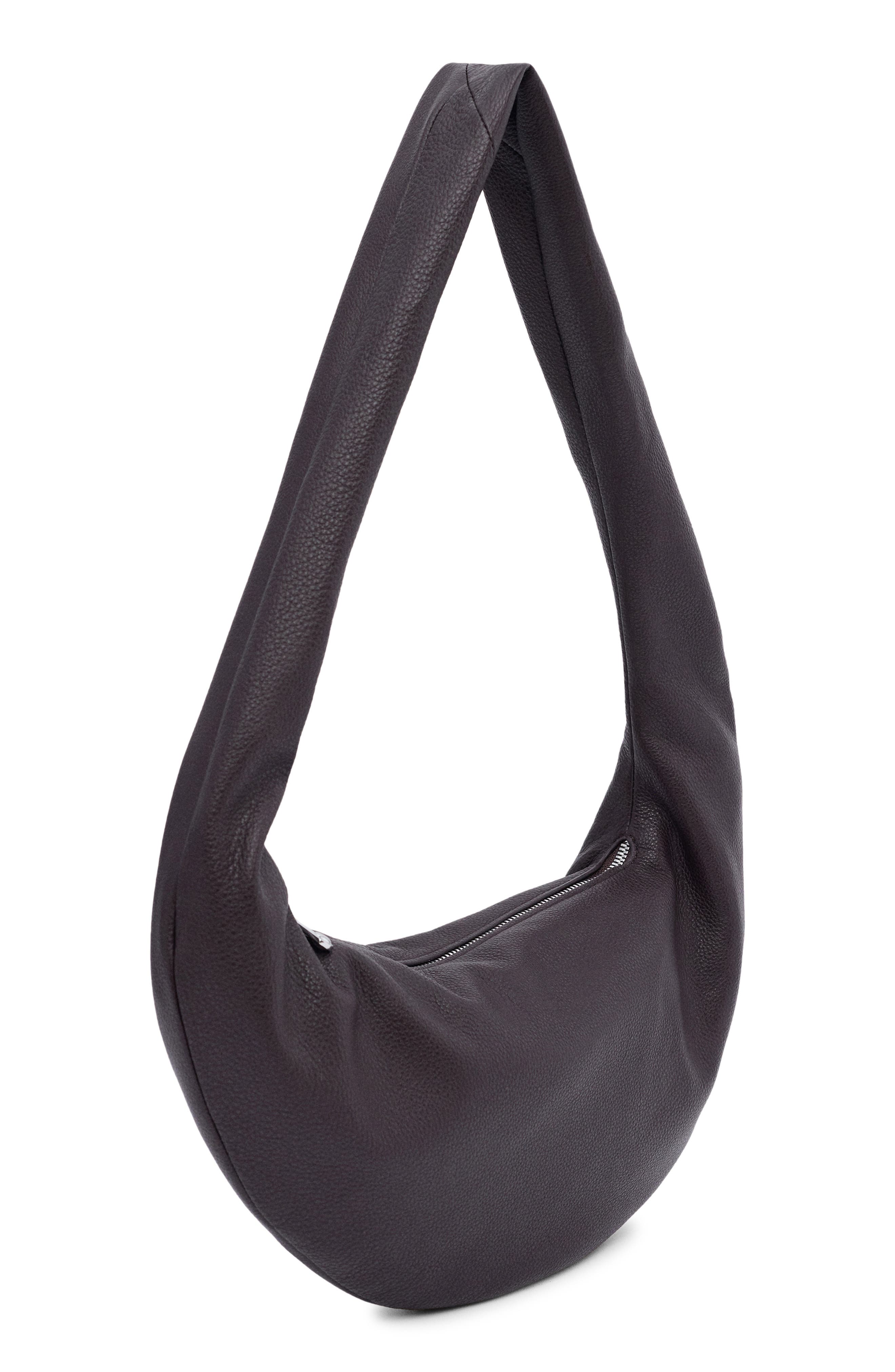 MANGO Oval Leather Shoulder Bag (Women) | Nordstrom