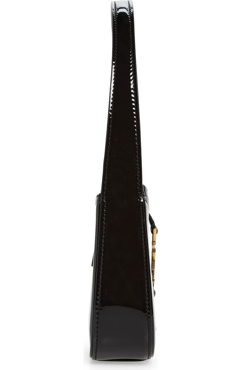 Saint Laurent Mini Le 5 à 7 Leather Hobo, Alternate, color,