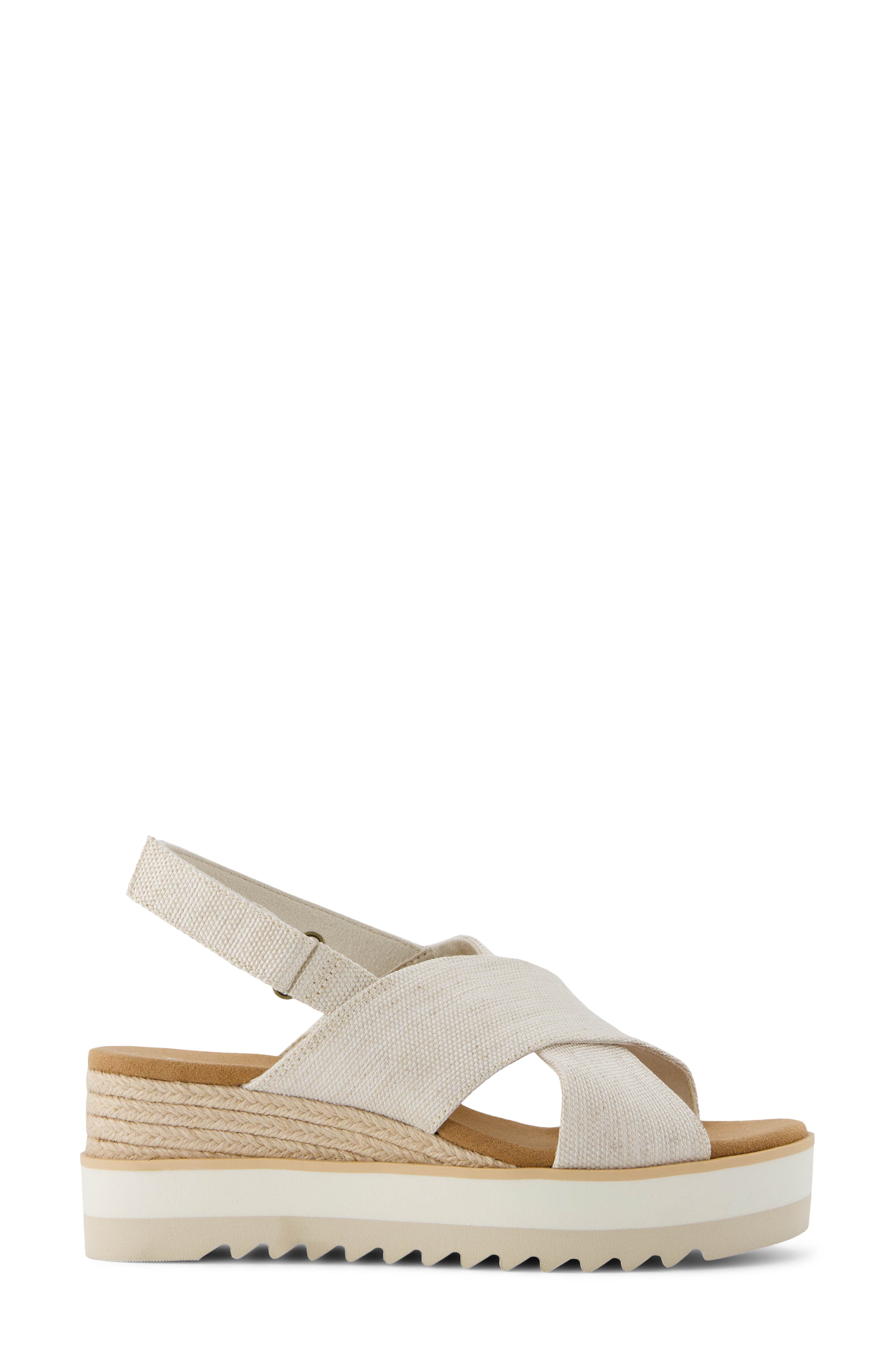 Diana Crossover Sandal, Alternate, color, NATURAL