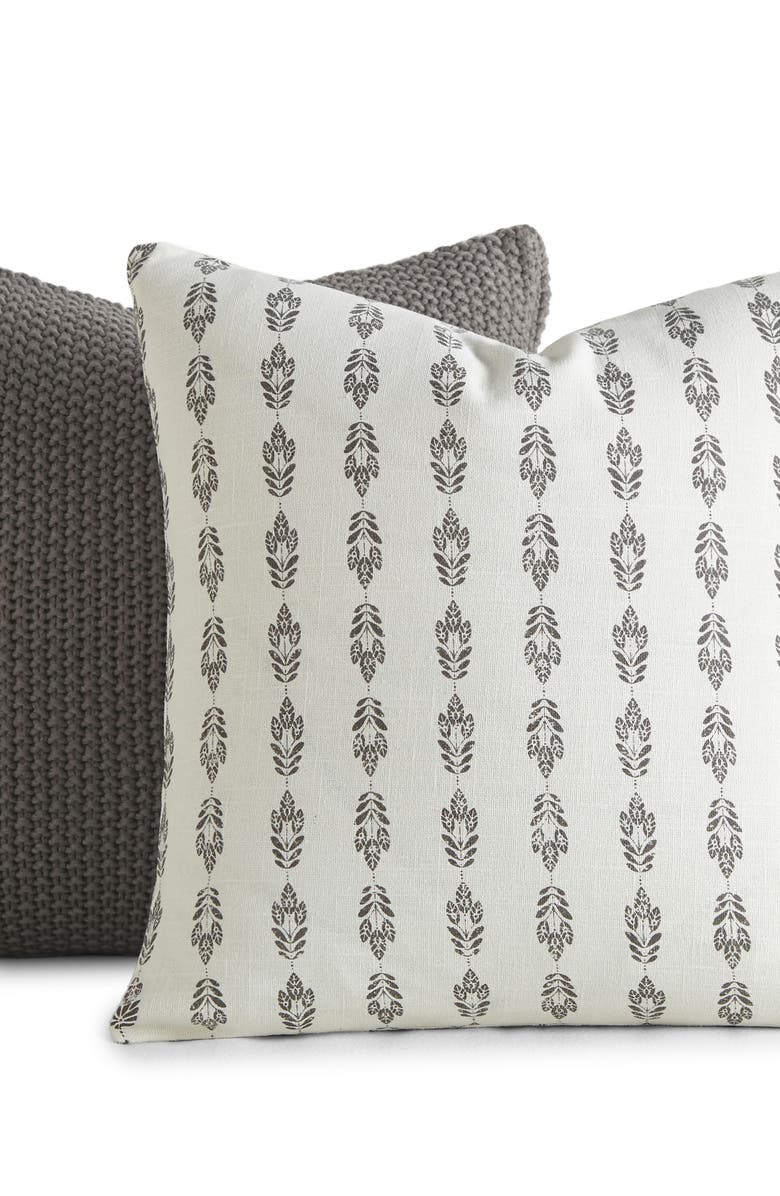 HOMESPUN Assorted 2-Pack Accent Pillows, Alternate, color, Grey/ White