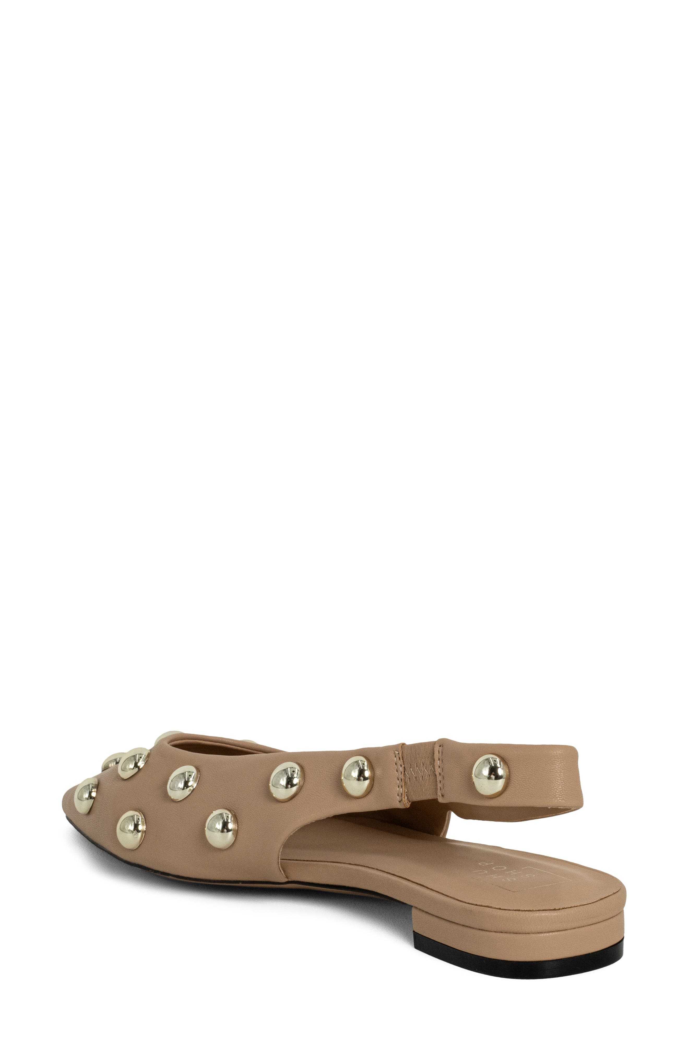 Arizona Slingback Flat, Alternate, color, NUDE
