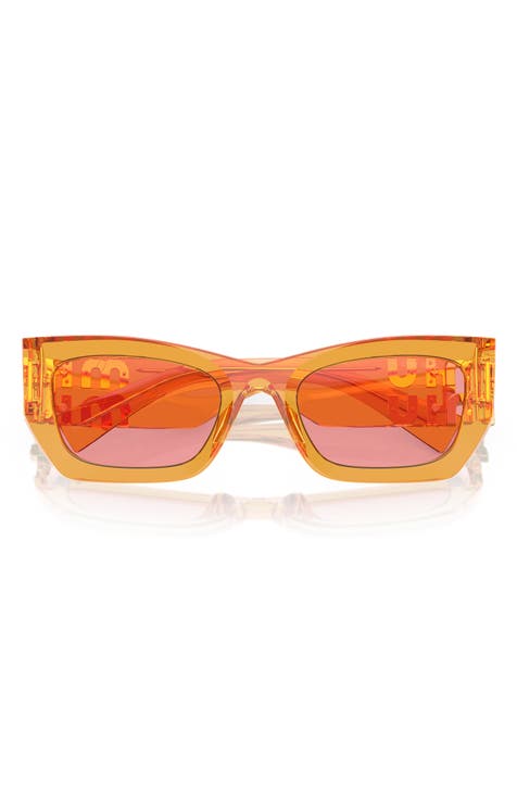 Orange designer sunglasses on sale