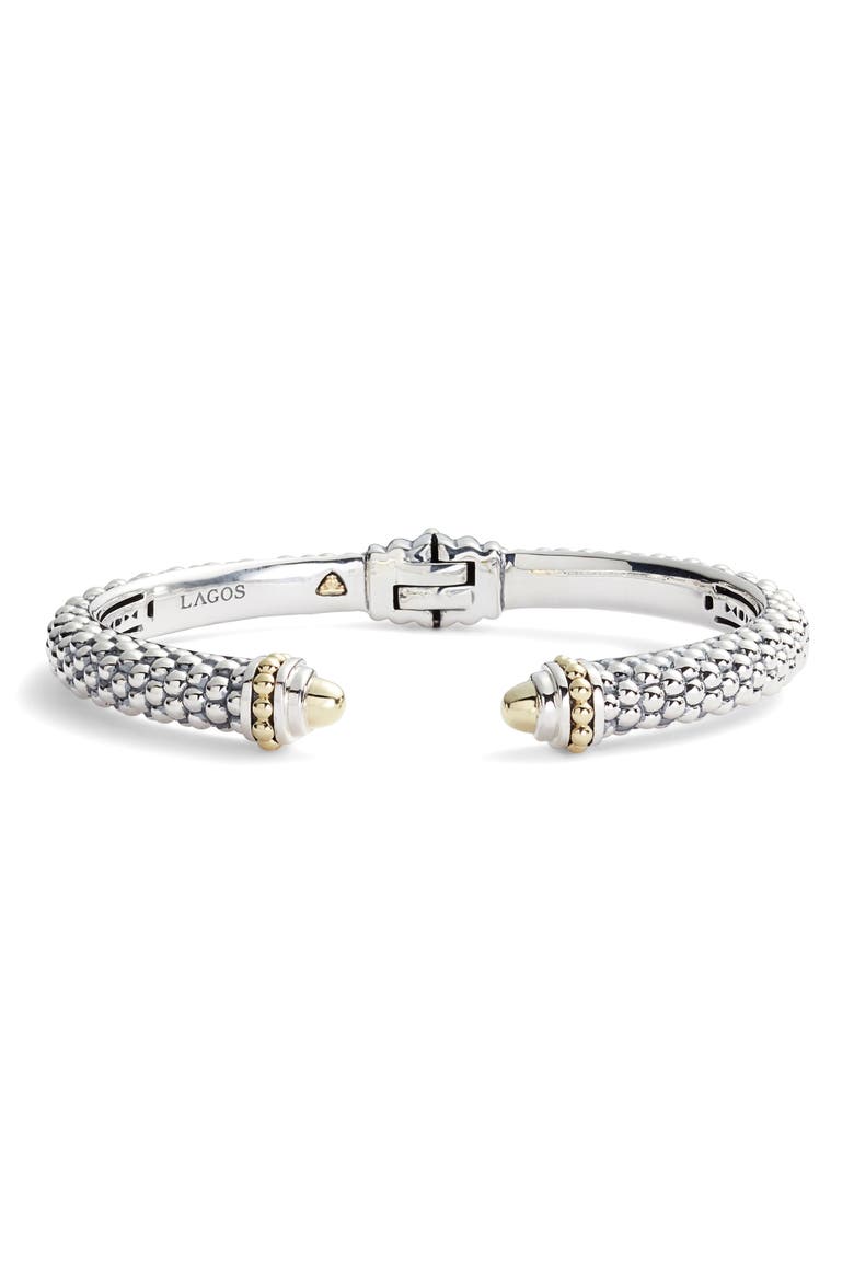 Signature Caviar Hinge Cuff Bracelet video