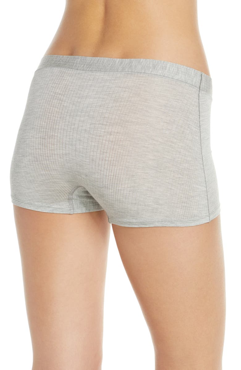 Tommy John Second Skin Luxe Rib Boyshorts, Alternate, color, 