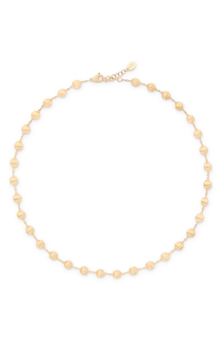 Marco Bicego 18K Yellow Gold Bead Necklace, Main, color, 18K Yellow Gold